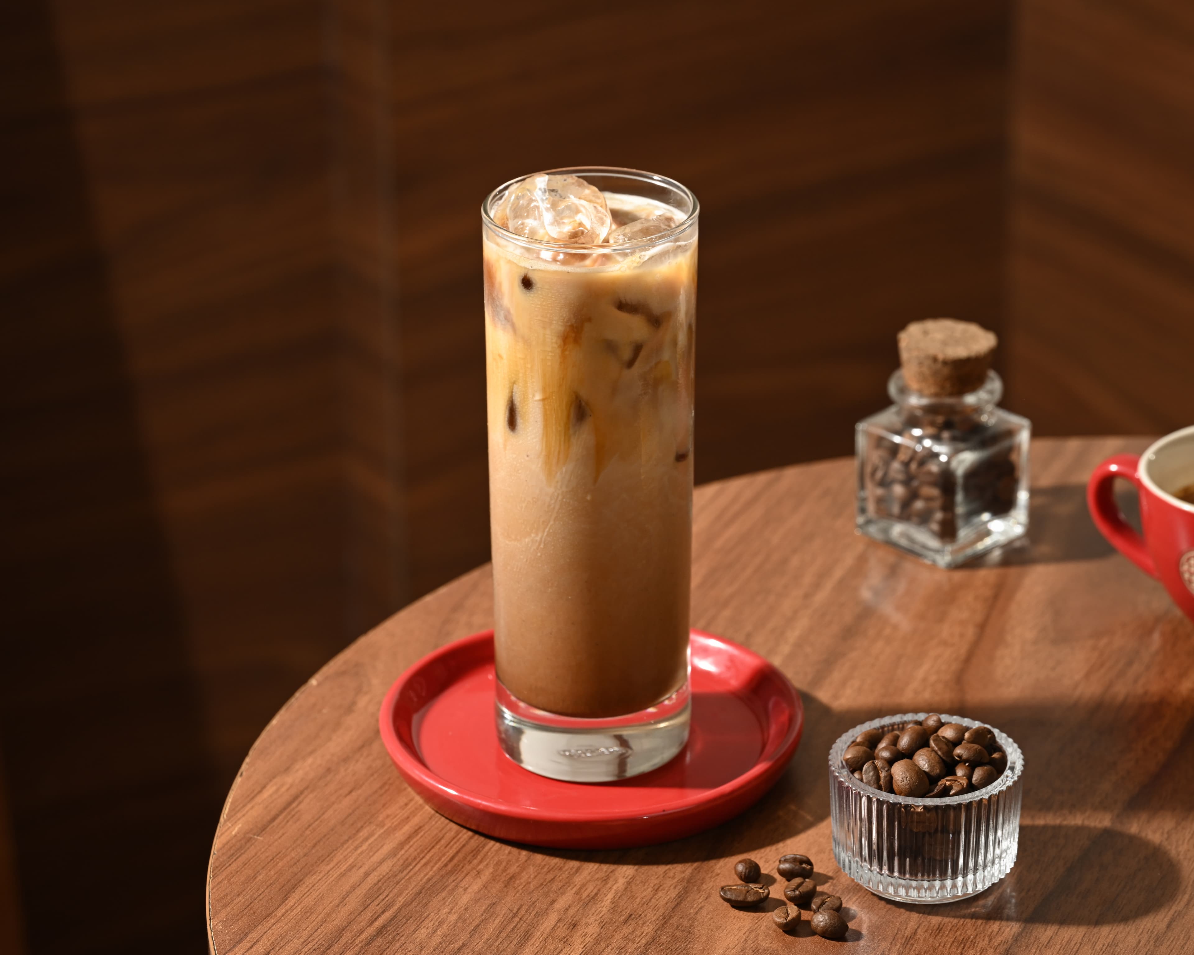 Salted Caramel Iced latte